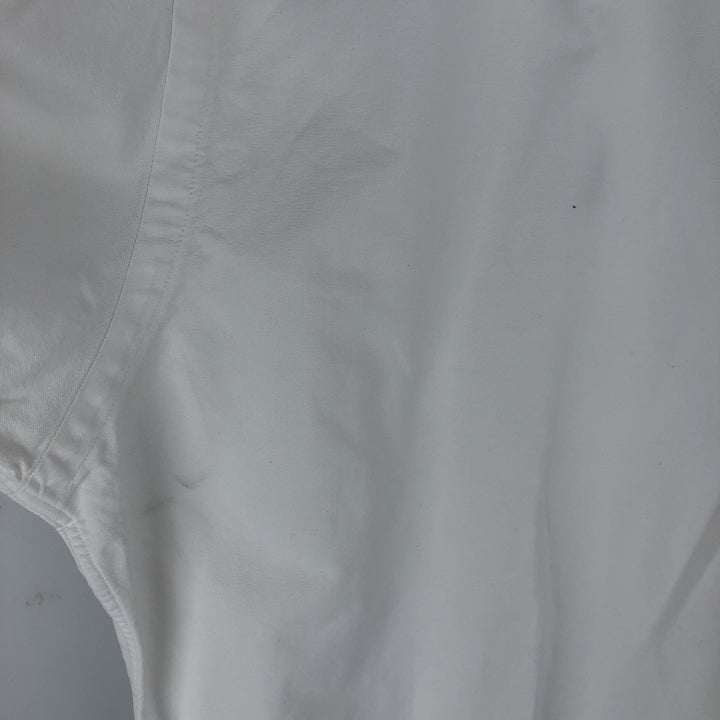 Ralph Lauren YARMOUTH long sleeve button down shirt, men's size M cotton white type Vintage Second Hand