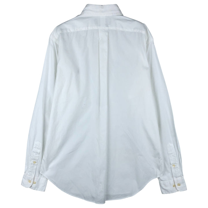Ralph Lauren Classic Fit Long Sleeve Button Down Shirt Men's M cotton white type Vintage Second Hand