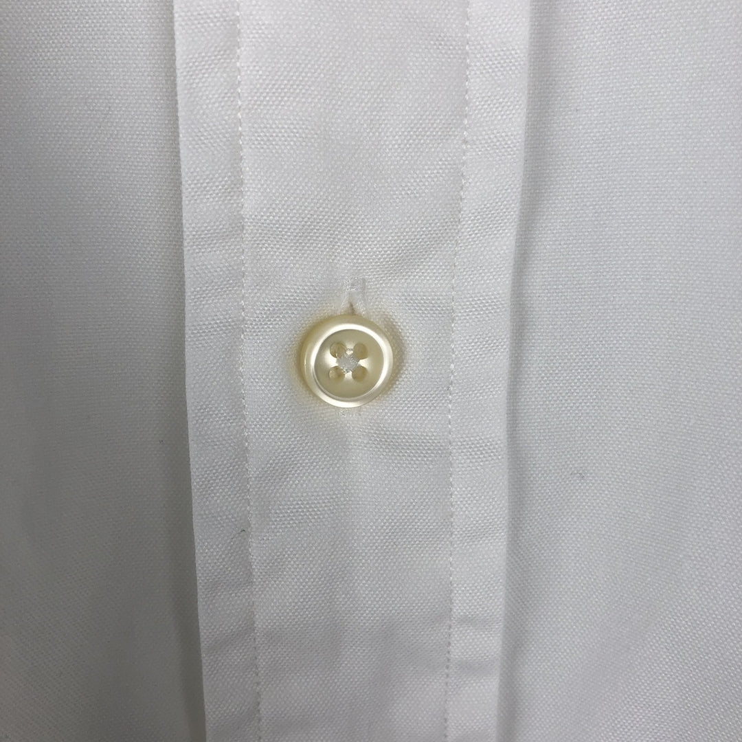 Ralph Lauren Classic Fit Long Sleeve Button Down Shirt Men's M cotton white type Vintage Second Hand