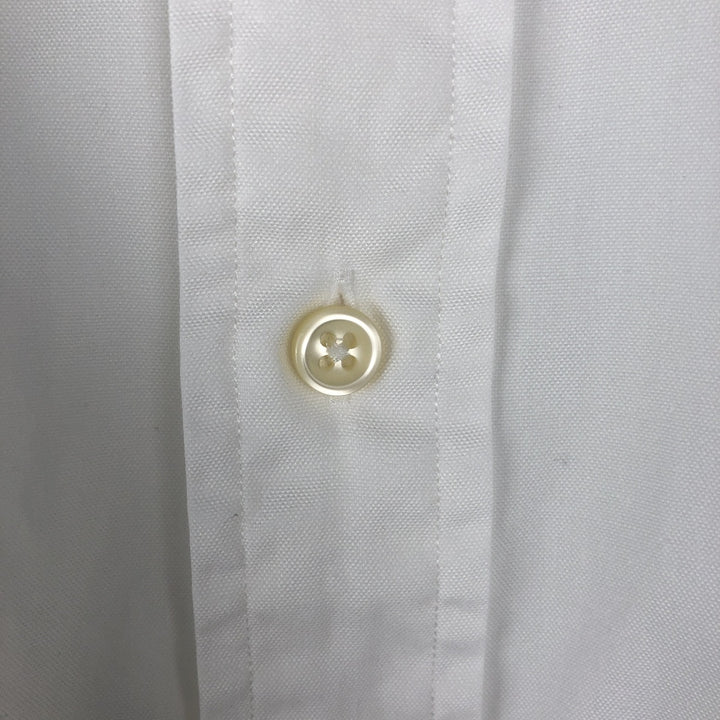 Ralph Lauren Classic Fit Long Sleeve Button Down Shirt Men's M cotton white type Vintage Second Hand