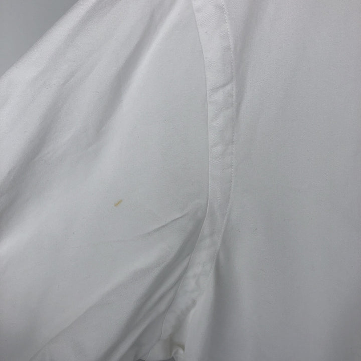 Ralph Lauren Classic Fit Long Sleeve Button Down Shirt Men's M cotton white type Vintage Second Hand
