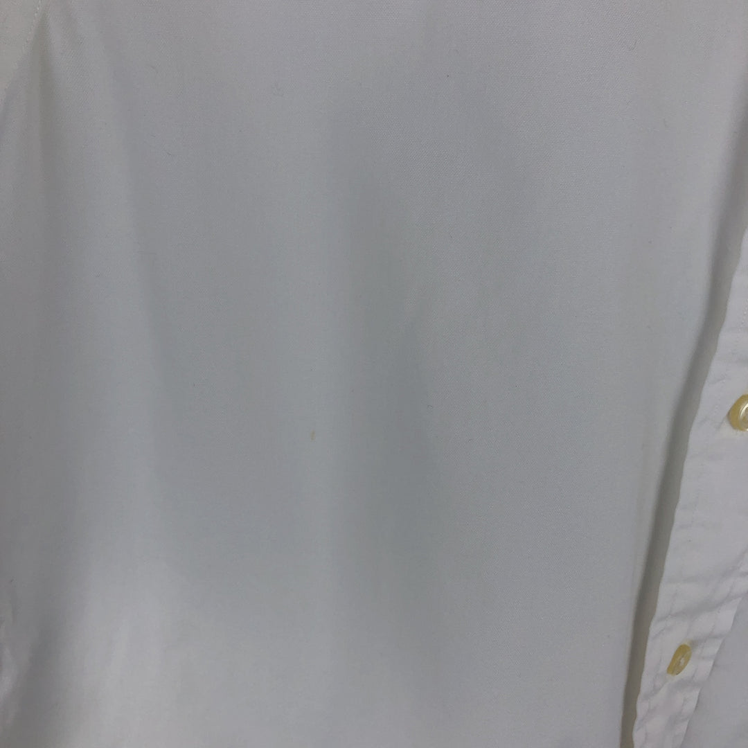 Ralph Lauren Classic Fit Long Sleeve Button Down Shirt Men's M cotton white type Vintage Second Hand
