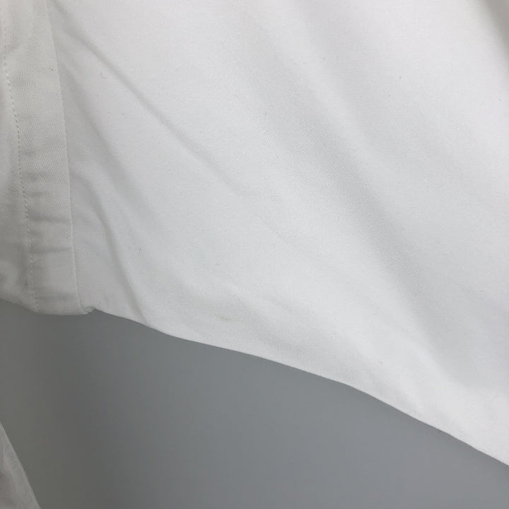Ralph Lauren Classic Fit Long Sleeve Button Down Shirt Men's M cotton white type Vintage Second Hand