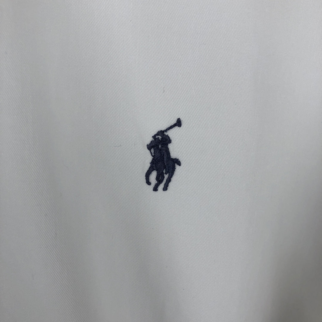 Ralph Lauren BLAKE long sleeve button down shirt, men's XL size cotton white type Vintage Second Hand