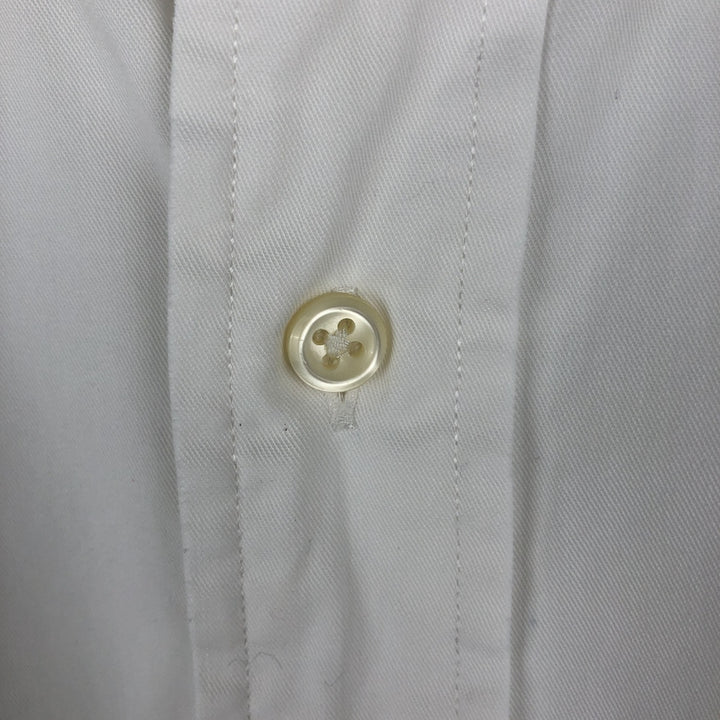 Ralph Lauren BLAKE long sleeve button down shirt, men's XL size cotton white type Vintage Second Hand