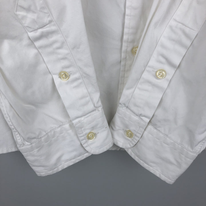 Ralph Lauren BLAKE long sleeve button down shirt, men's XL size cotton white type Vintage Second Hand