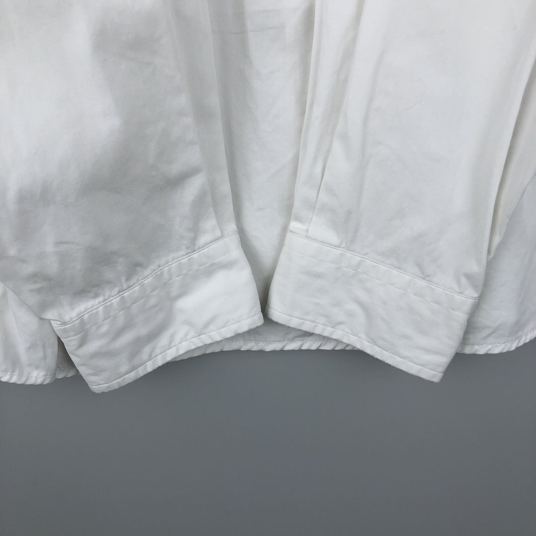 Ralph Lauren BLAKE long sleeve button down shirt, men's XL size cotton white type Vintage Second Hand
