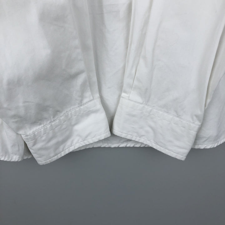 Ralph Lauren BLAKE long sleeve button down shirt, men's XL size cotton white type Vintage Second Hand