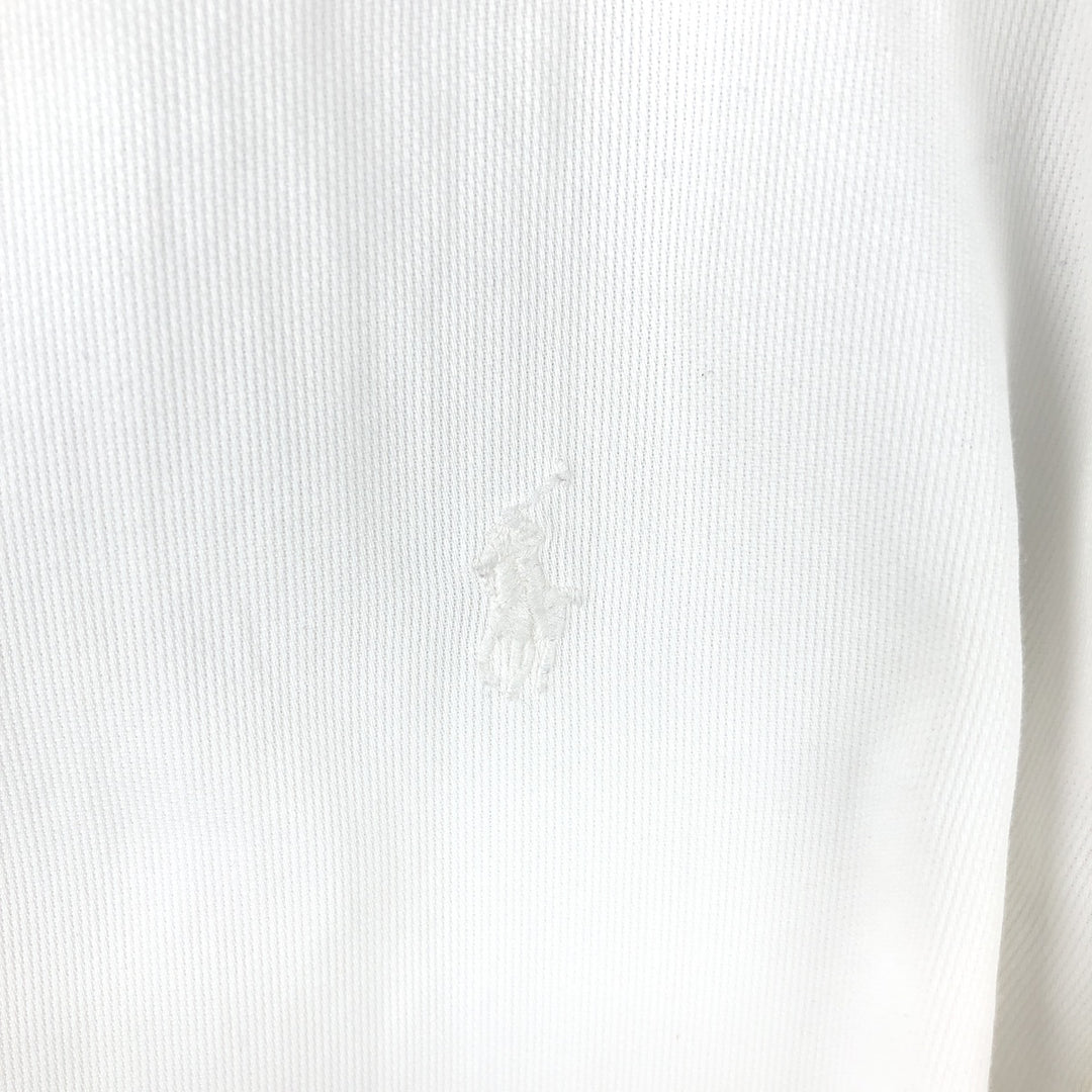 Ralph Lauren POLO by Ralph Lauren ANDREW long sleeve cotton shirt, men's size L cotton white type Vintage Second Hand
