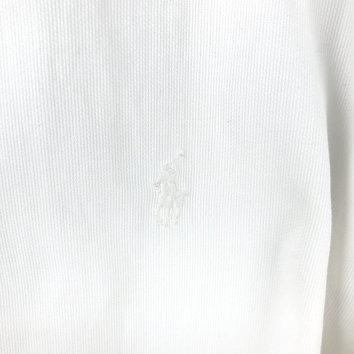Ralph Lauren POLO by Ralph Lauren ANDREW long sleeve cotton shirt, men's size L cotton white type Vintage Second Hand