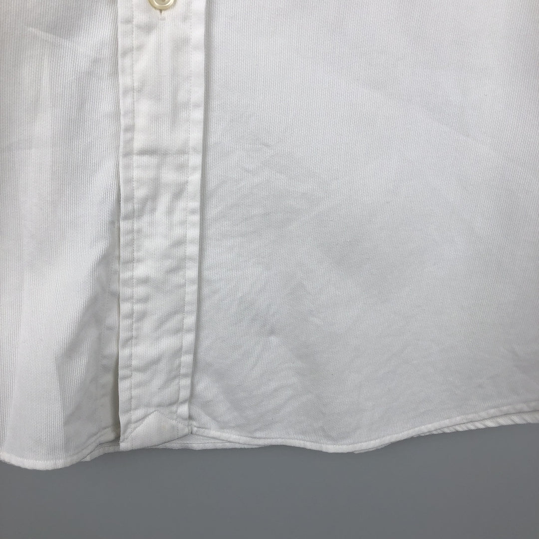 Ralph Lauren POLO by Ralph Lauren ANDREW long sleeve cotton shirt, men's size L cotton white type Vintage Second Hand