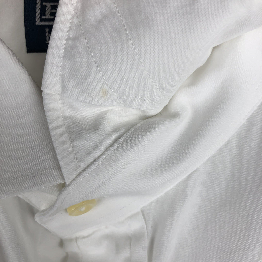 Ralph Lauren POLO by Ralph Lauren REGEND CLASSIC FIT long-sleeved cotton shirt, men's size XL cotton white type Vintage Second Hand