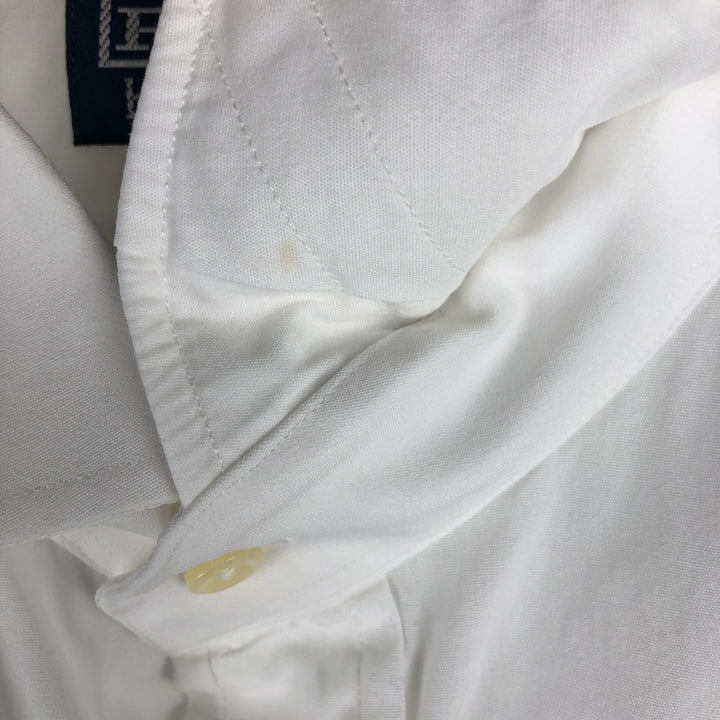 Ralph Lauren POLO by Ralph Lauren REGEND CLASSIC FIT long-sleeved cotton shirt, men's size XL cotton white type Vintage Second Hand