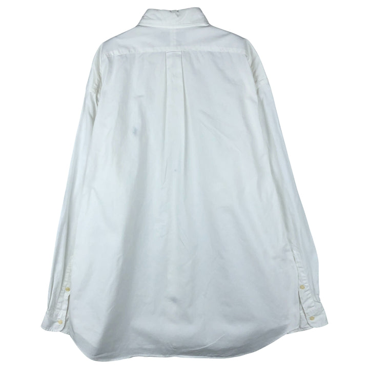 Ralph Lauren BLAKE long sleeve button down shirt, men's XL size cotton white type Vintage Second Hand