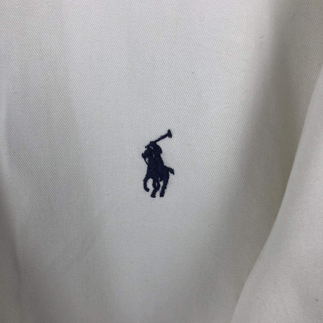Ralph Lauren BLAKE long sleeve button down shirt, men's XL size cotton white type Vintage Second Hand