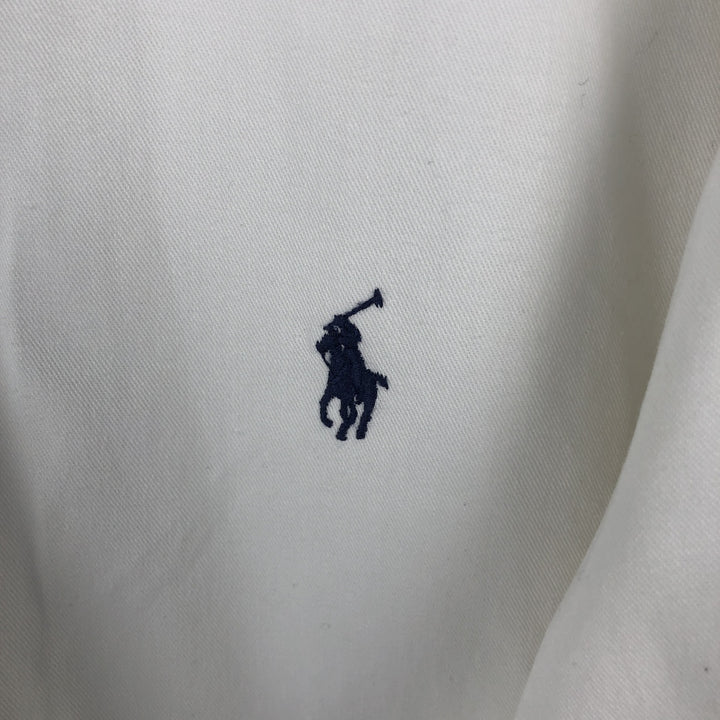 Ralph Lauren BLAKE long sleeve button down shirt, men's XL size cotton white type Vintage Second Hand