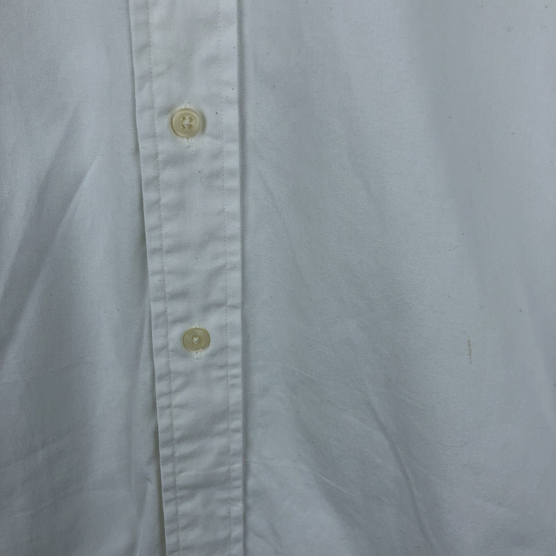 Ralph Lauren BLAKE long sleeve button down shirt, men's XL size cotton white type Vintage Second Hand