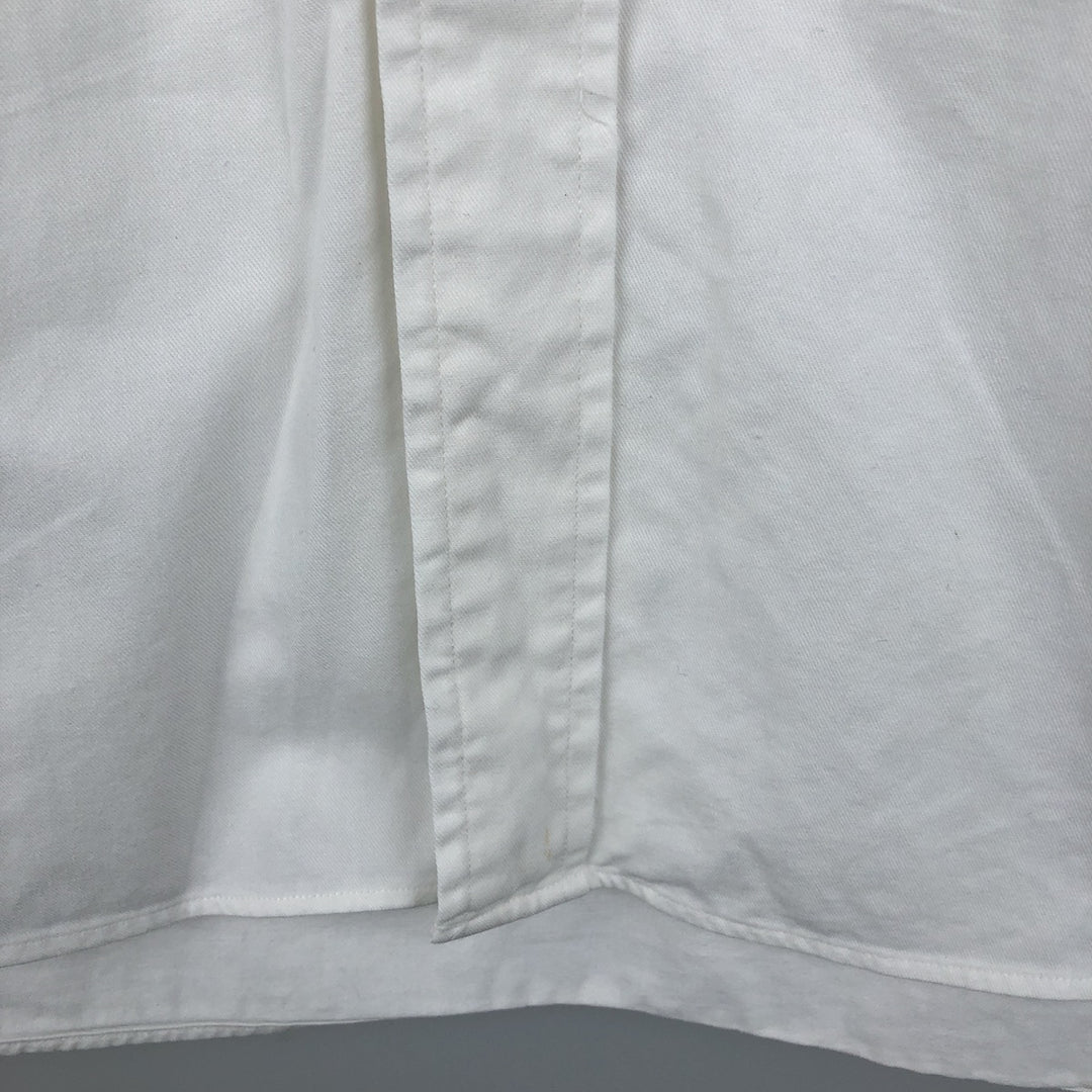 Ralph Lauren BLAKE long sleeve button down shirt, men's XL size cotton white type Vintage Second Hand