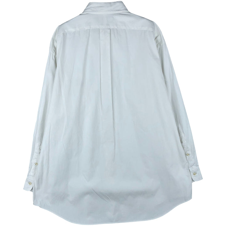 Ralph Lauren YARMOUTH long sleeve button down shirt, men's XL size cotton white type Vintage Second Hand
