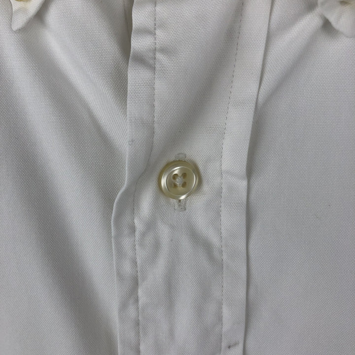Ralph Lauren YARMOUTH long sleeve button down shirt, men's XL size cotton white type Vintage Second Hand