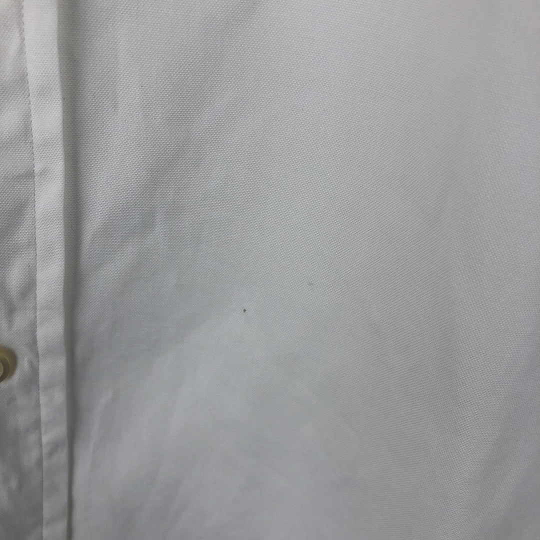 Ralph Lauren YARMOUTH long sleeve button down shirt, men's XL size cotton white type Vintage Second Hand