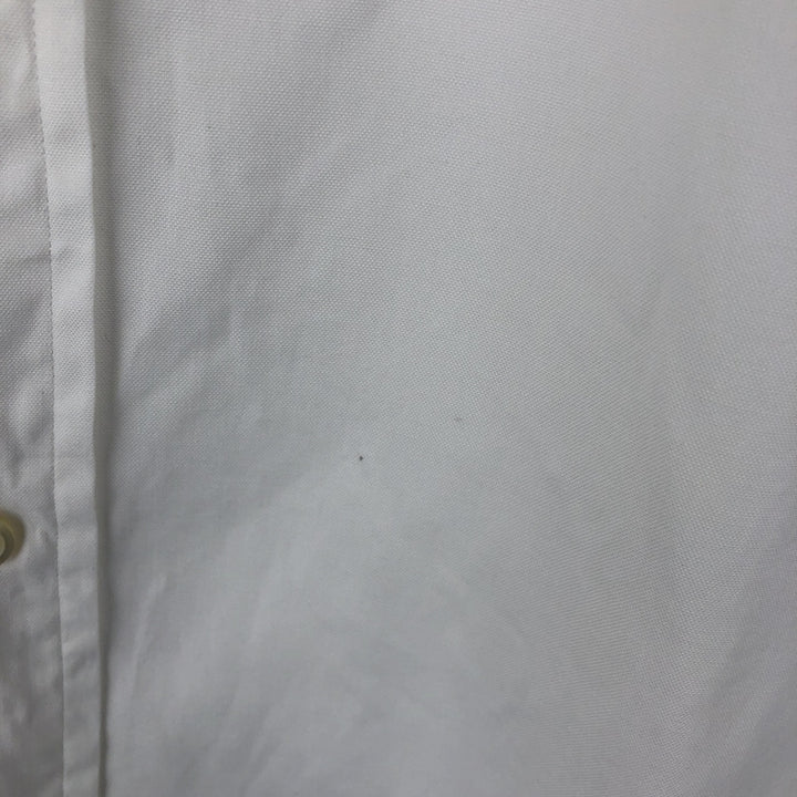 Ralph Lauren YARMOUTH long sleeve button down shirt, men's XL size cotton white type Vintage Second Hand