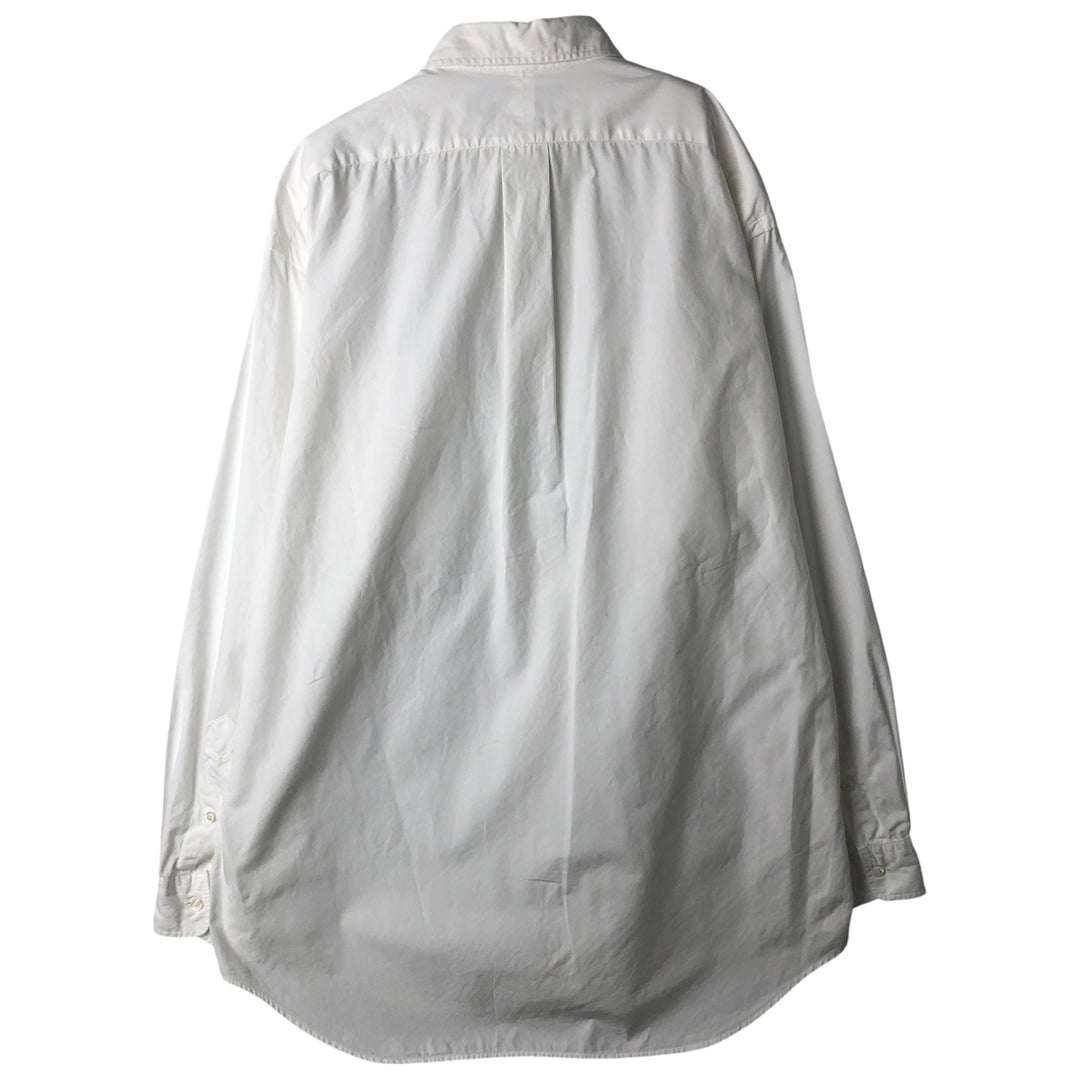 Ralph Lauren POLO by Ralph Lauren long-sleeved cotton shirt, men's size M cotton white type Vintage Second Hand