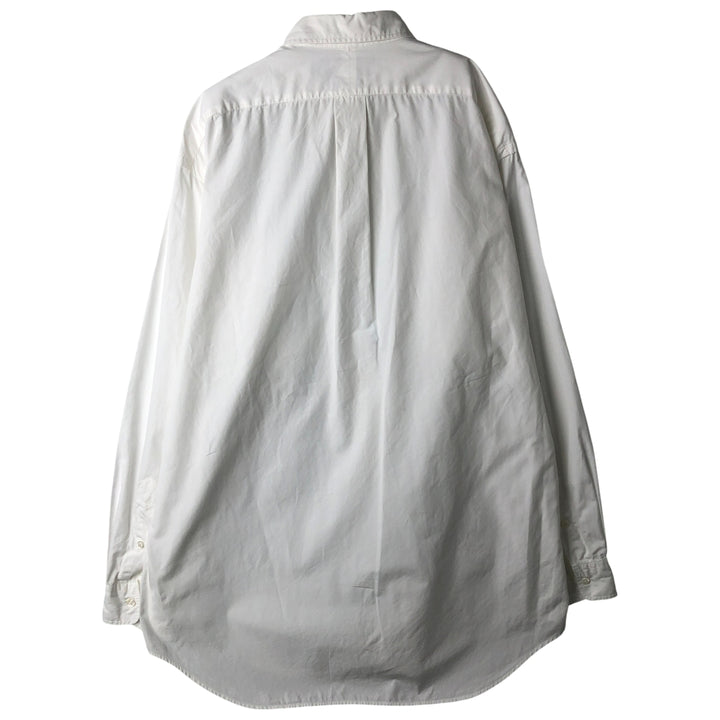Ralph Lauren POLO by Ralph Lauren long-sleeved cotton shirt, men's size M cotton white type Vintage Second Hand