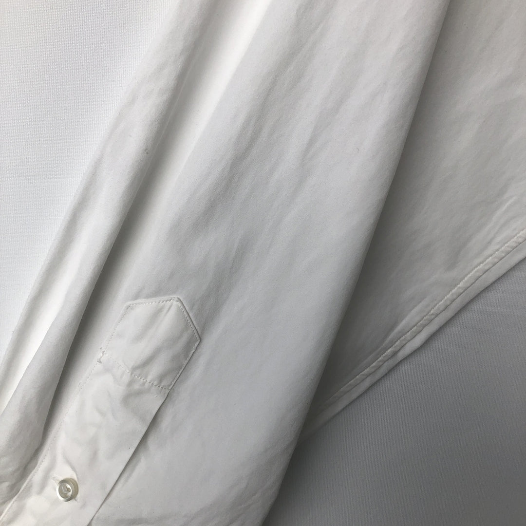 Ralph Lauren POLO by Ralph Lauren long-sleeved cotton shirt, men's size M cotton white type Vintage Second Hand