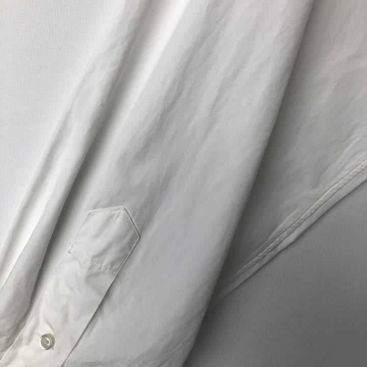 Ralph Lauren POLO by Ralph Lauren long-sleeved cotton shirt, men's size M cotton white type Vintage Second Hand
