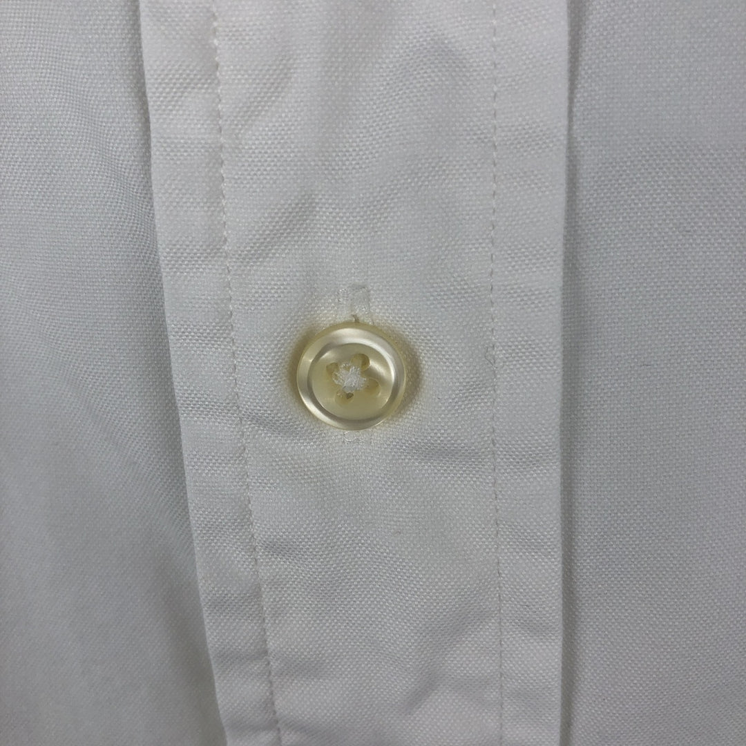 Ralph Lauren Classic Fit Long Sleeve Button Down Shirt Men's XL cotton white type Vintage Second Hand
