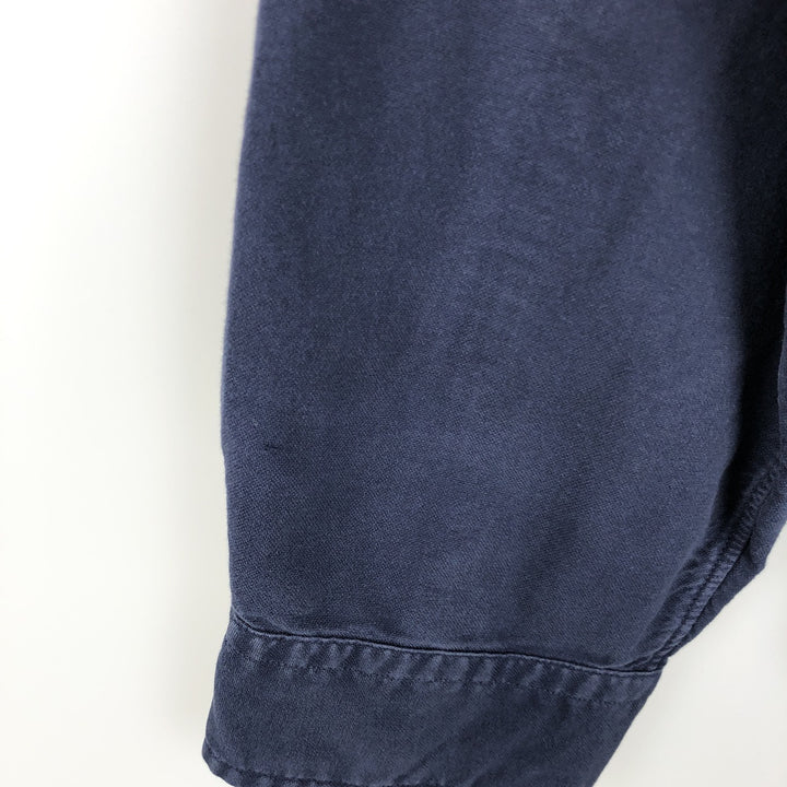 Ralph Lauren Classic Fit Long Sleeve Button Down Shirt Men's XL cotton navy blue type Vintage Second Hand