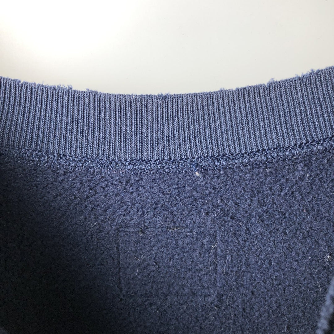 90'S Starter College Character Sweatshirt, Men's Size L unclear navy blue type Vintage Second Hand