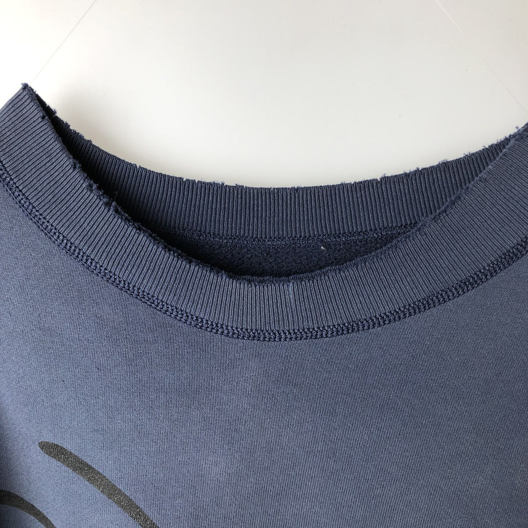 90'S Starter College Character Sweatshirt, Men's Size L unclear navy blue type Vintage Second Hand
