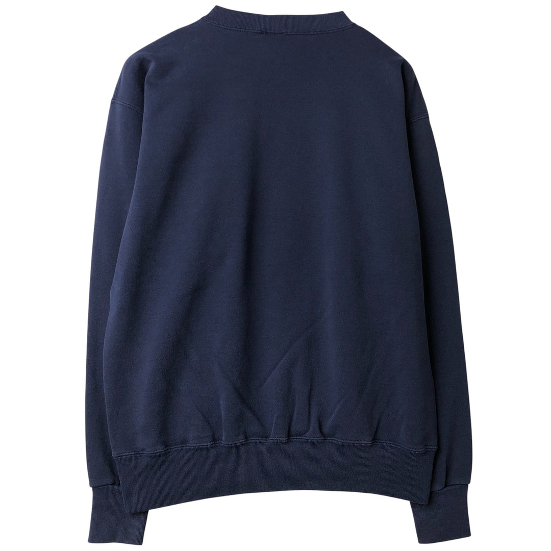 90'S Nutmeg Notre Dame Fighting Irish Character Sweatshirt, Men's Size L unclear navy blue type Vintage Second Hand