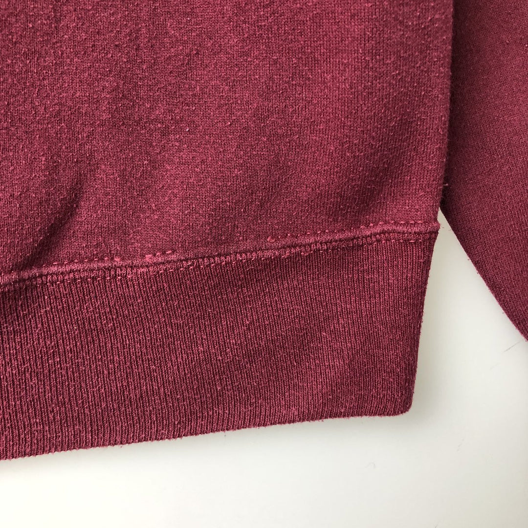 Vintage 80s-90'S Jerzees College Character Sweatshirt, Made in USA, Men's Size L cotton Red type red-purple Vintage Second Hand