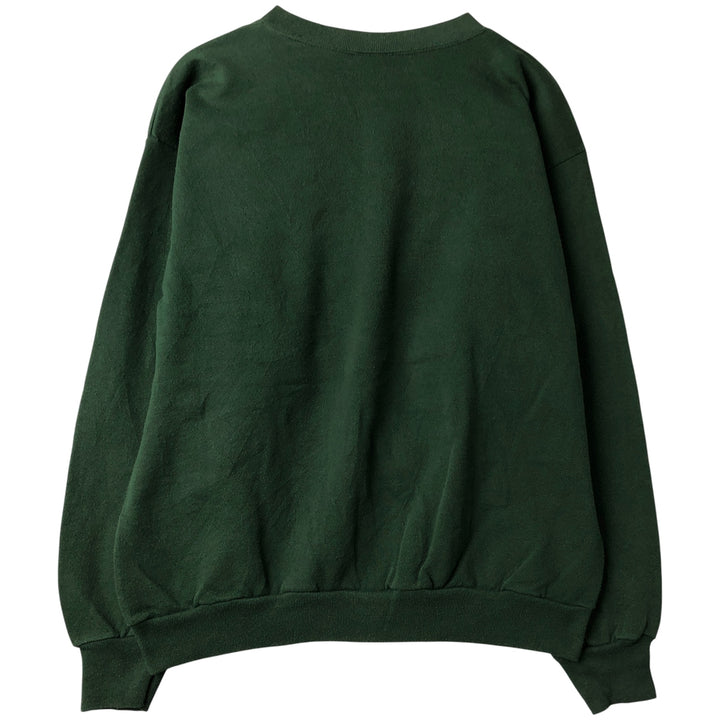 Vintage 90'S Trau and Loevner TNT College Character Sweatshirt, Made in USA, Men's Size XL cotton Green type dark green Vintage Second Hand