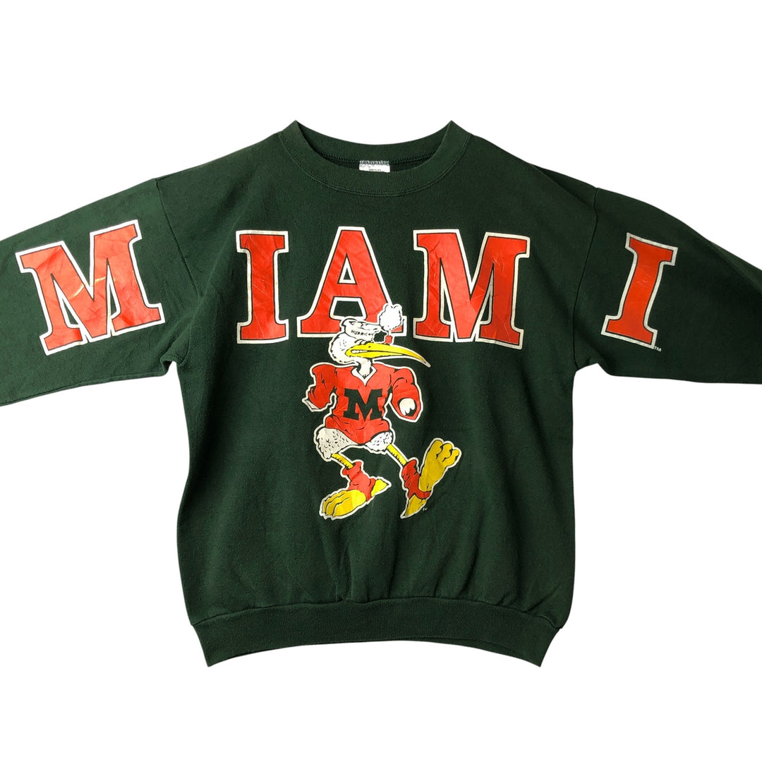 Vintage 90'S Trau and Loevner TNT College Character Sweatshirt, Made in USA, Men's Size XL cotton Green type dark green Vintage Second Hand