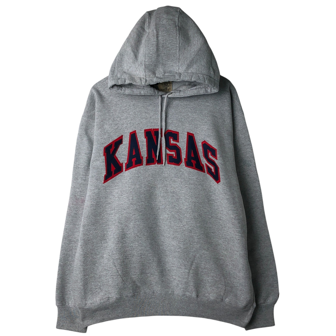 Vintage 90'S Russell ATHLETIC College Pullover Hoodie, Made in USA, Men's Size L cotton gray type Vintage Second Hand