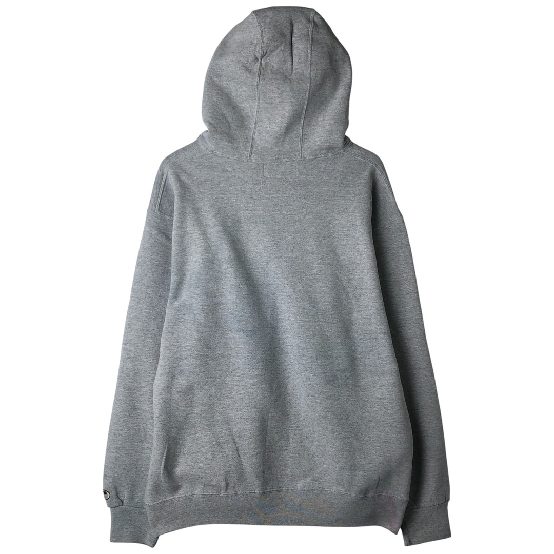 Vintage 90'S Russell ATHLETIC College Pullover Hoodie, Made in USA, Men's Size L cotton gray type Vintage Second Hand