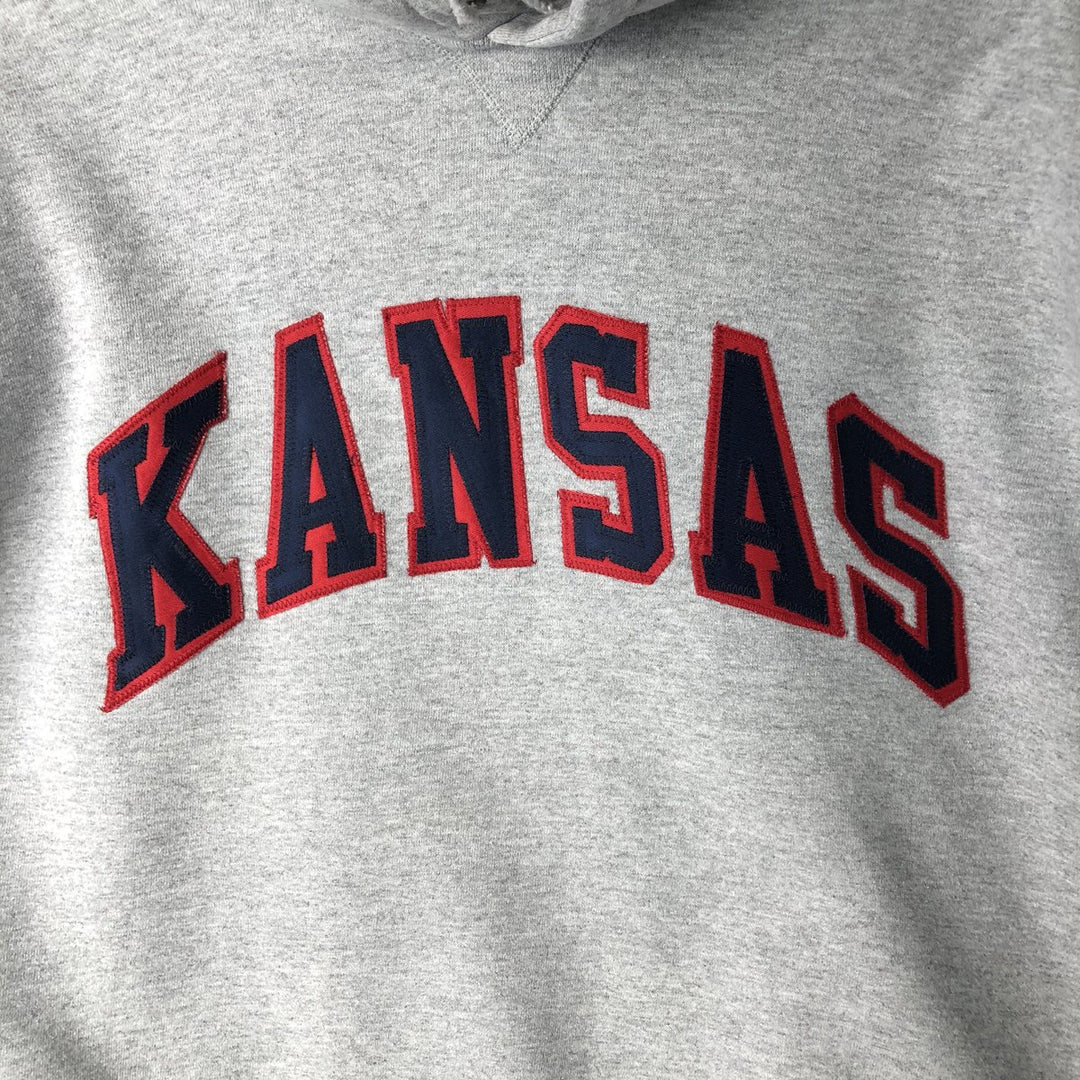 Vintage 90'S Russell ATHLETIC College Pullover Hoodie, Made in USA, Men's Size L cotton gray type Vintage Second Hand