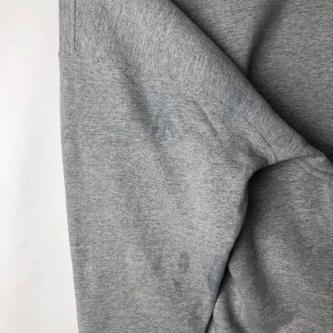 Vintage 90'S Russell ATHLETIC College Pullover Hoodie, Made in USA, Men's Size L cotton gray type Vintage Second Hand