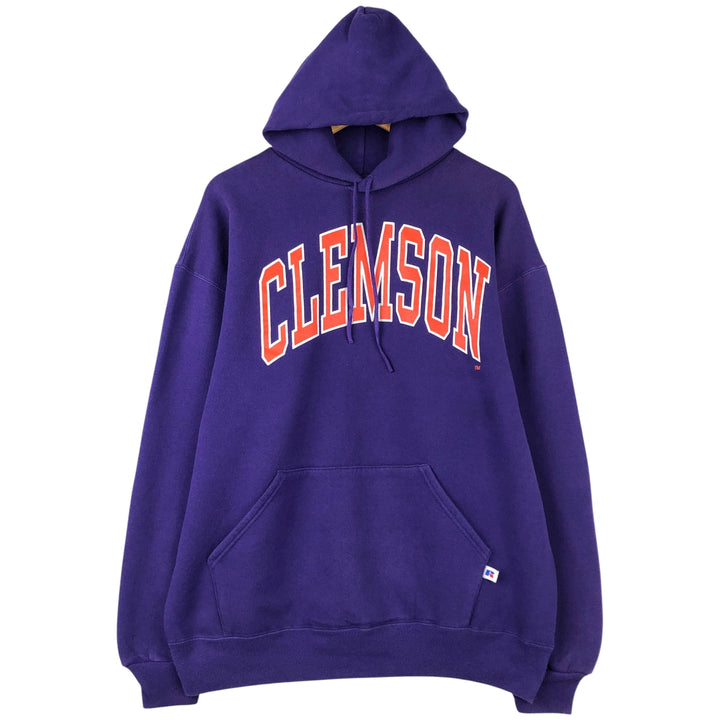 Vintage 90'S Russell College Pullover Hoodie, Made in USA, Men's XL cotton purple type Vintage Second Hand