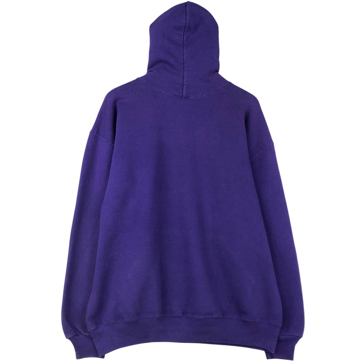 Vintage 90'S Russell College Pullover Hoodie, Made in USA, Men's XL cotton purple type Vintage Second Hand