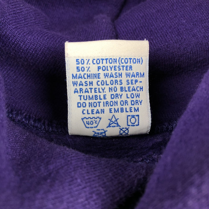 Vintage 90'S Russell College Pullover Hoodie, Made in USA, Men's XL cotton purple type Vintage Second Hand