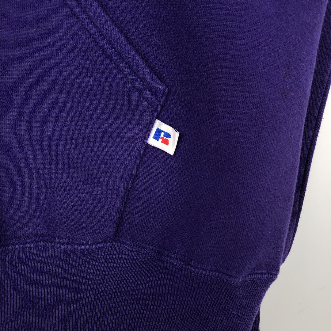 Vintage 90'S Russell College Pullover Hoodie, Made in USA, Men's XL cotton purple type Vintage Second Hand
