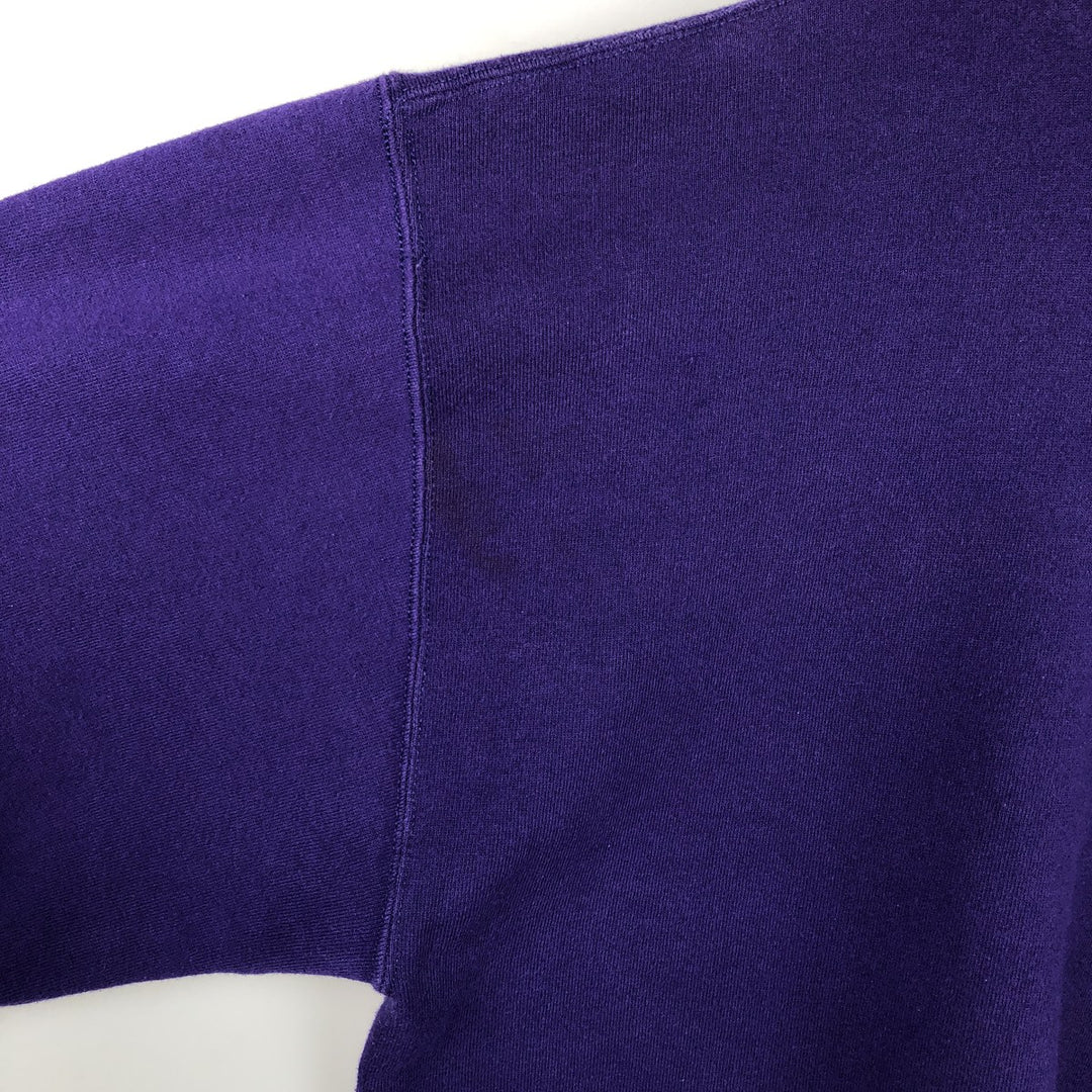 Vintage 90'S Russell College Pullover Hoodie, Made in USA, Men's XL cotton purple type Vintage Second Hand