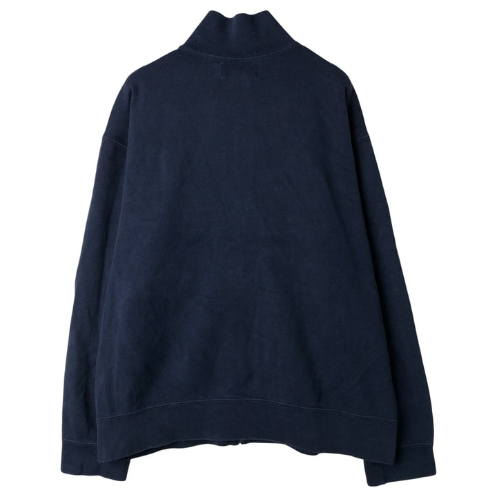 Ralph Lauren POLO by Ralph Lauren full zip sweatshirt, men's size L cotton navy blue type Vintage Second Hand