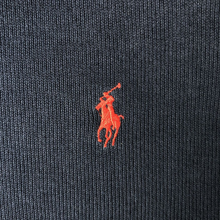 Ralph Lauren POLO by Ralph Lauren full zip sweatshirt, men's size L cotton navy blue type Vintage Second Hand