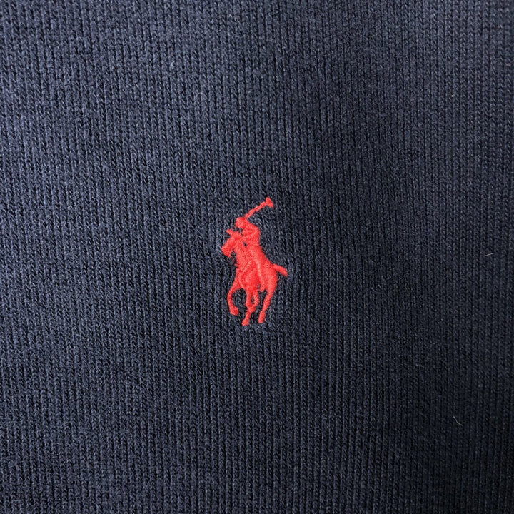 Ralph Lauren POLO by Ralph Lauren full zip sweatshirt, men's size L cotton navy blue type Vintage Second Hand